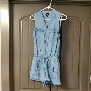 Chambray romper